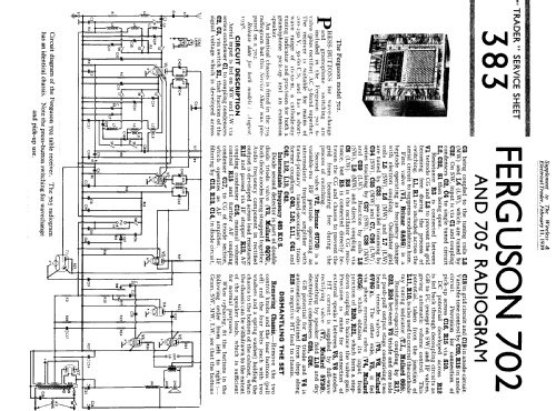 702; Ferguson Brand, (ID = 1250946) Radio