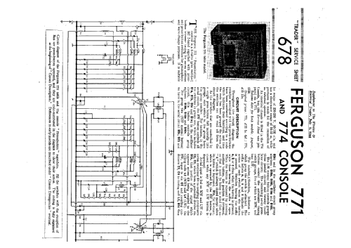 771; Ferguson Brand, (ID = 1337014) Radio