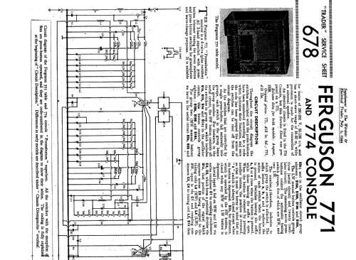 774; Ferguson Brand, (ID = 1983358) Radio