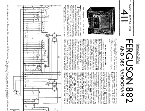 882; Ferguson Brand, (ID = 1268018) Radio