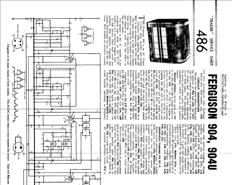 904U; Ferguson Brand, (ID = 1316118) Radio