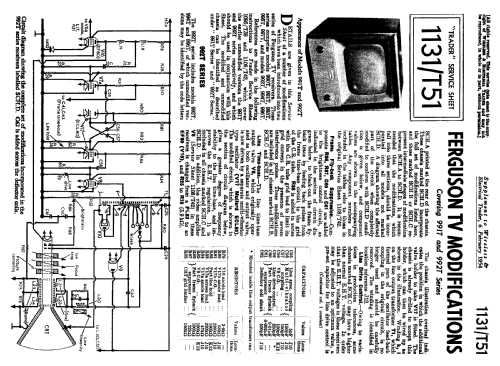 990T; Ferguson Brand, (ID = 1048594) Television