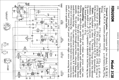 Fieldsman 3128; Ferguson Brand, (ID = 764647) Radio