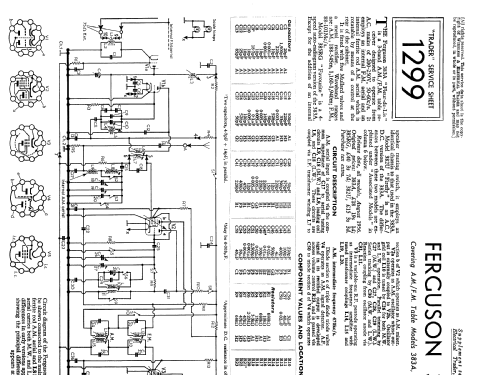 Firefly 382U; Ferguson Brand, (ID = 2285477) Radio