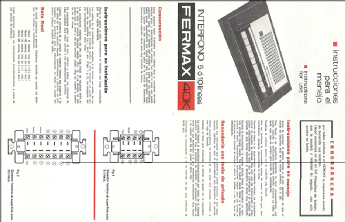 Interphone 40K ; Fermax Electrónica S (ID = 1946955) Misc