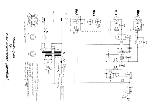 Mischvorverstärker Tonmixer 8311.011-00002; Fernmeldewerk (ID = 397966) Ampl/Mixer