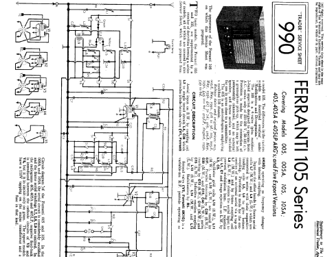 405; Ferranti, GB (ID = 2155532) Radio