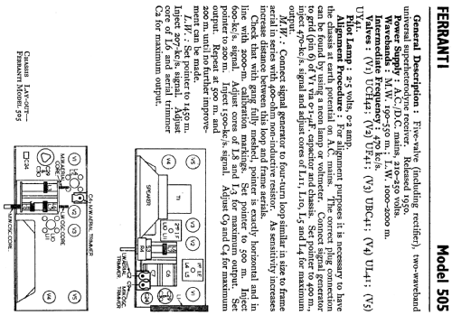 505 ; Ferranti, GB (ID = 489832) Radio