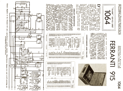 915; Ferranti, GB (ID = 1018584) Radio