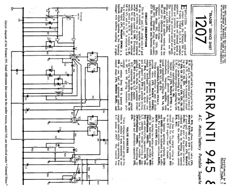 945; Ferranti, GB (ID = 1303676) Radio