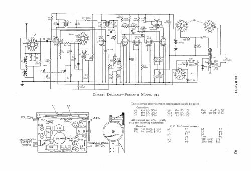 945; Ferranti, GB (ID = 548394) Radio