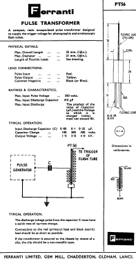 Pulse Transformer PT56; Ferranti, GB (ID = 3059956) Radio part