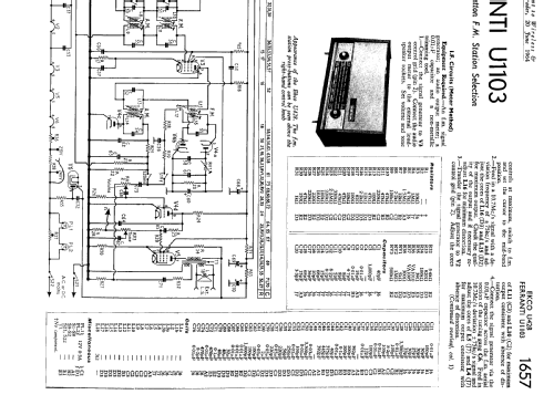 U1103; Ferranti, GB (ID = 2320991) Radio