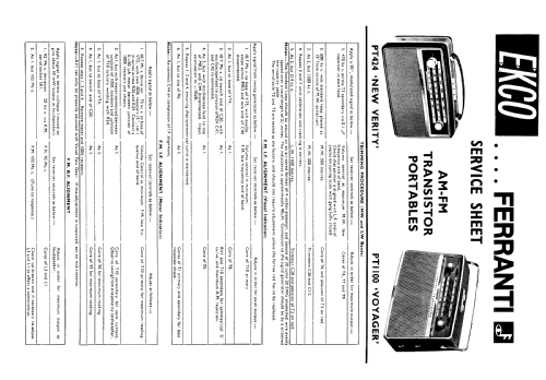 Voyager PT1100; Ferranti, GB (ID = 2300461) Radio