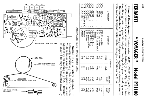 Voyager PT1100; Ferranti, GB (ID = 765350) Radio