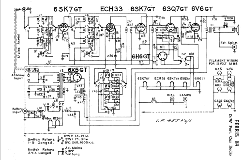 84; Ferris Bros. Pty Ltd (ID = 2180250) Radio