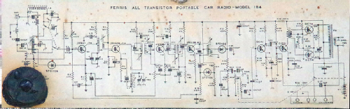 Portable Car Radio M184 ; Ferris Bros. Pty Ltd (ID = 2932074) Radio