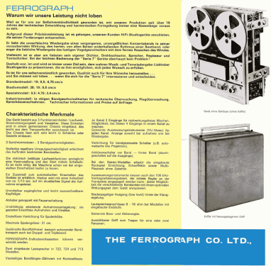 Series seven 704 D MKII; Ferrograph, British (ID = 2077943) R-Player