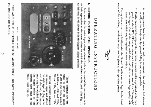 2A/N; Ferrograph, British (ID = 1103436) Sonido-V