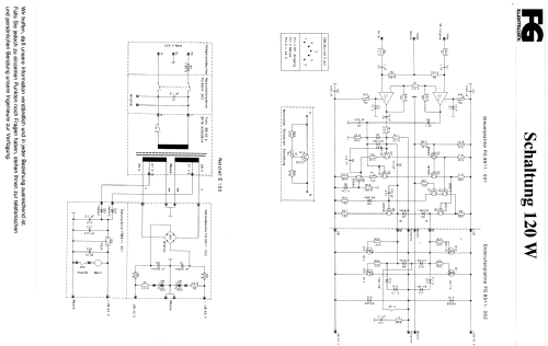 120 Watt Sinus-Einschub E 120; FG Elektronik, Franz (ID = 2218815) Ampl/Mixer