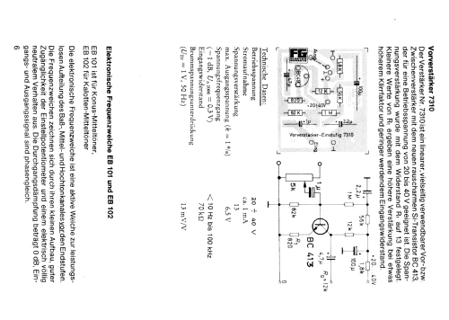 Aktiver Leistungs-Frequenzweichen-Einschub ; FG Elektronik, Franz (ID = 2220414) Ampl/Mixer