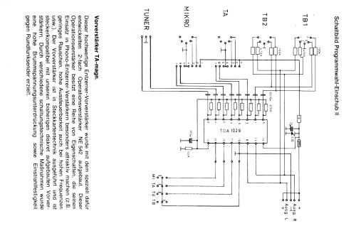 Programmwahl-Einschub II und III ; FG Elektronik, Franz (ID = 2219587) Ampl/Mixer