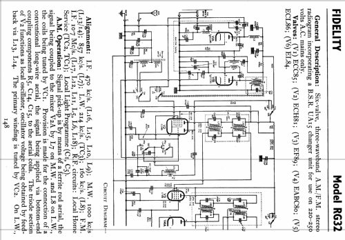 RG32; Fidelity Radio Co. (ID = 806620) Radio