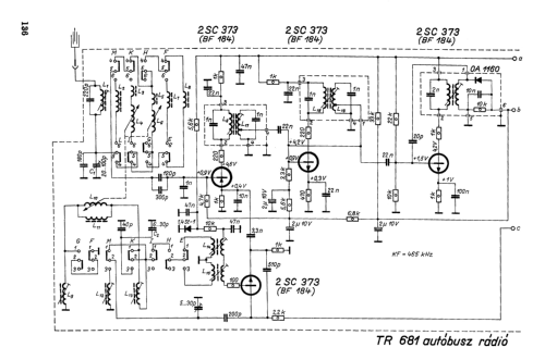 Bus Radio TR 681; Finommechanikai (ID = 3100205) Car Radio