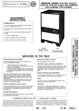 13-G-170 Code 334-4-AM54A; Firestone Tire & (ID = 2762863) Televisore