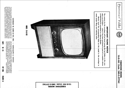 13-G-183 ; Firestone Tire & (ID = 2652575) Télévision