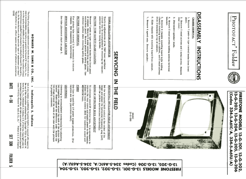 13-G-206 Code 334-5-A61U/A ; Firestone Tire & (ID = 1876268) Televisión