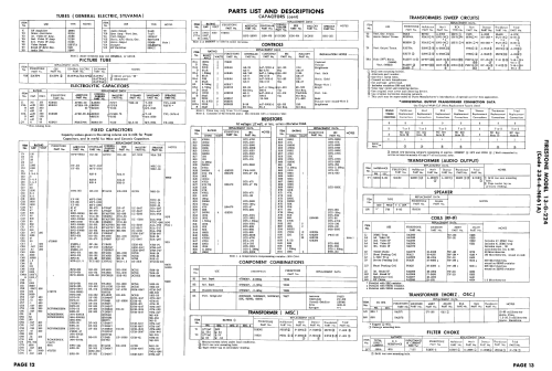 13-G-224 Code 334-6-N661A ; Firestone Tire & (ID = 2400504) Televisore