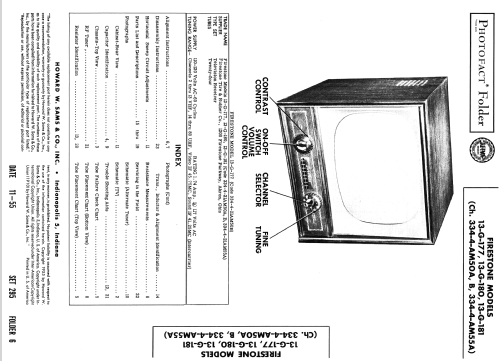 13G181 Ch= 334-4-AM50A; Firestone Tire & (ID = 2657718) Fernseh-E