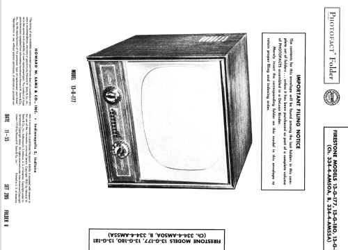 13G181 Ch= 334-4-AM50B; Firestone Tire & (ID = 2657803) Televisión