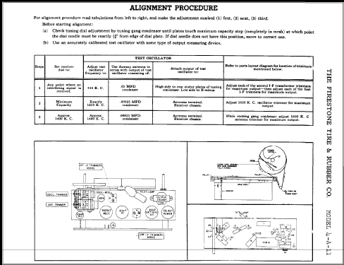 4-A-11 Air Chief Ch= 188-8-4A11; Firestone Tire & (ID = 332887) Radio