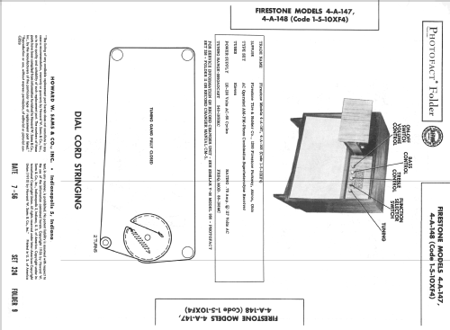 4-A-147 Code 1-5-10XF4; Firestone Tire & (ID = 2326171) Radio