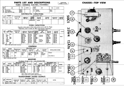 4-A-152 Code 364-6-360; Firestone Tire & (ID = 559675) Radio