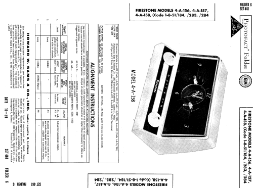 4-A-158 Code 1-8-51/284; Firestone Tire & (ID = 612776) Radio