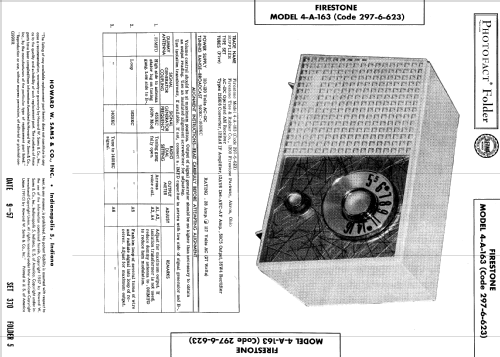 4-A-163 Code 297-6-623; Firestone Tire & (ID = 559733) Radio