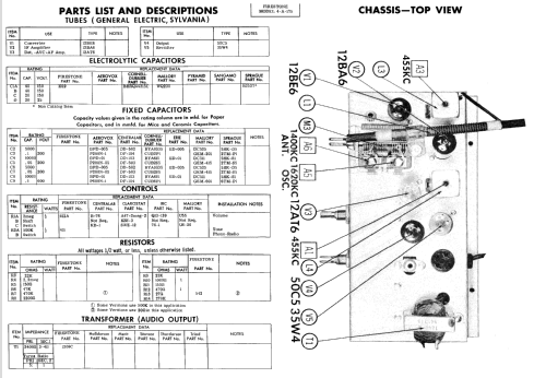 4-A-175 Code 364-7-365; Firestone Tire & (ID = 559693) Radio