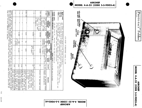 4-A-23 'Intercepter' Code 5-59003-A; Firestone Tire & (ID = 513274) Radio