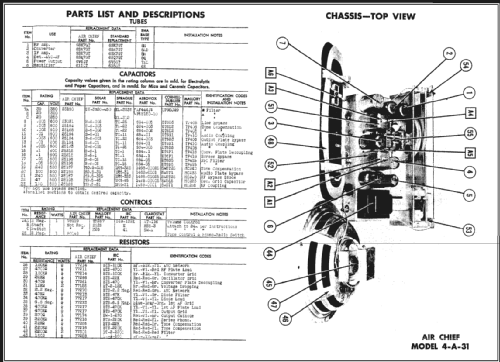 4-A-31 Air Chief 'Rhapsody' Code 177-5-4A31; Firestone Tire & (ID = 458462) Radio