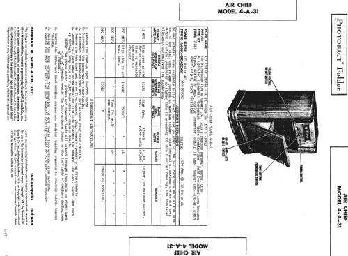 4-A-31 Air Chief 'Rhapsody' Code 177-5-4A31; Firestone Tire & (ID = 458463) Radio