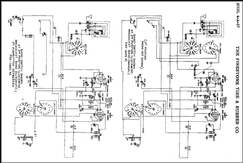 4-A-37 'Air Chief' Code 177-5-4A37; Firestone Tire & (ID = 382568) Radio