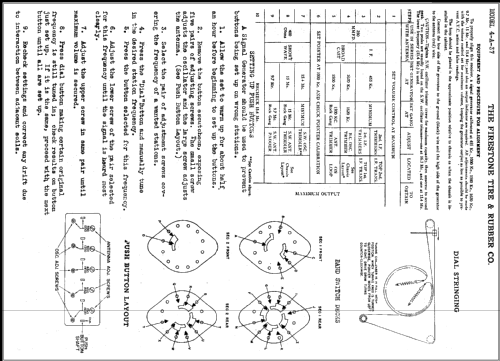 4-A-37 'Air Chief' Code 177-5-4A37; Firestone Tire & (ID = 382570) Radio