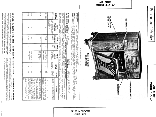 4-A-37 'Air Chief' Code 177-5-4A37; Firestone Tire & (ID = 618759) Radio