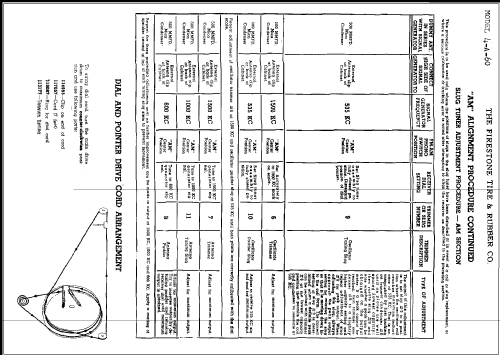 4-A-60 Ch= 307-8-9047A; Firestone Tire & (ID = 284933) Radio