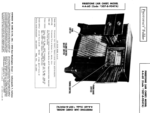 4-A-60 Ch= 307-8-9047A; Firestone Tire & (ID = 968159) Radio