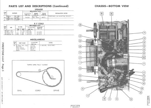 The Cameo 4-A-61 Code 332-8-137J2T; Firestone Tire & (ID = 1417145) Radio