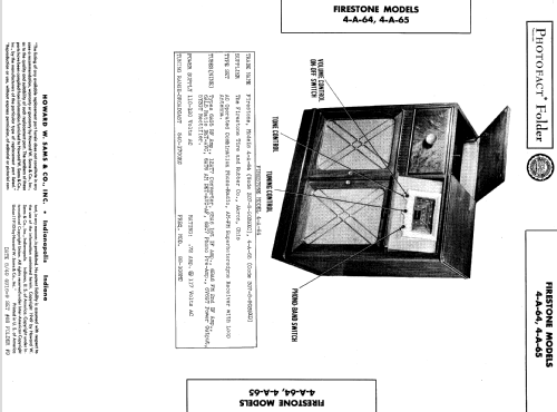 4-A-64 'The Contemporary' Code 307-8-9039XC; Firestone Tire & (ID = 568225) Radio